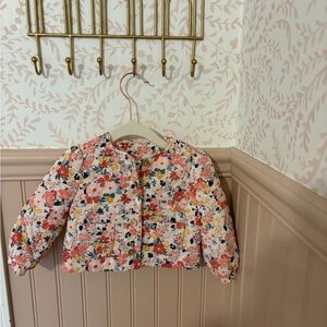 Janie and Jack Floral Puffers Jacket